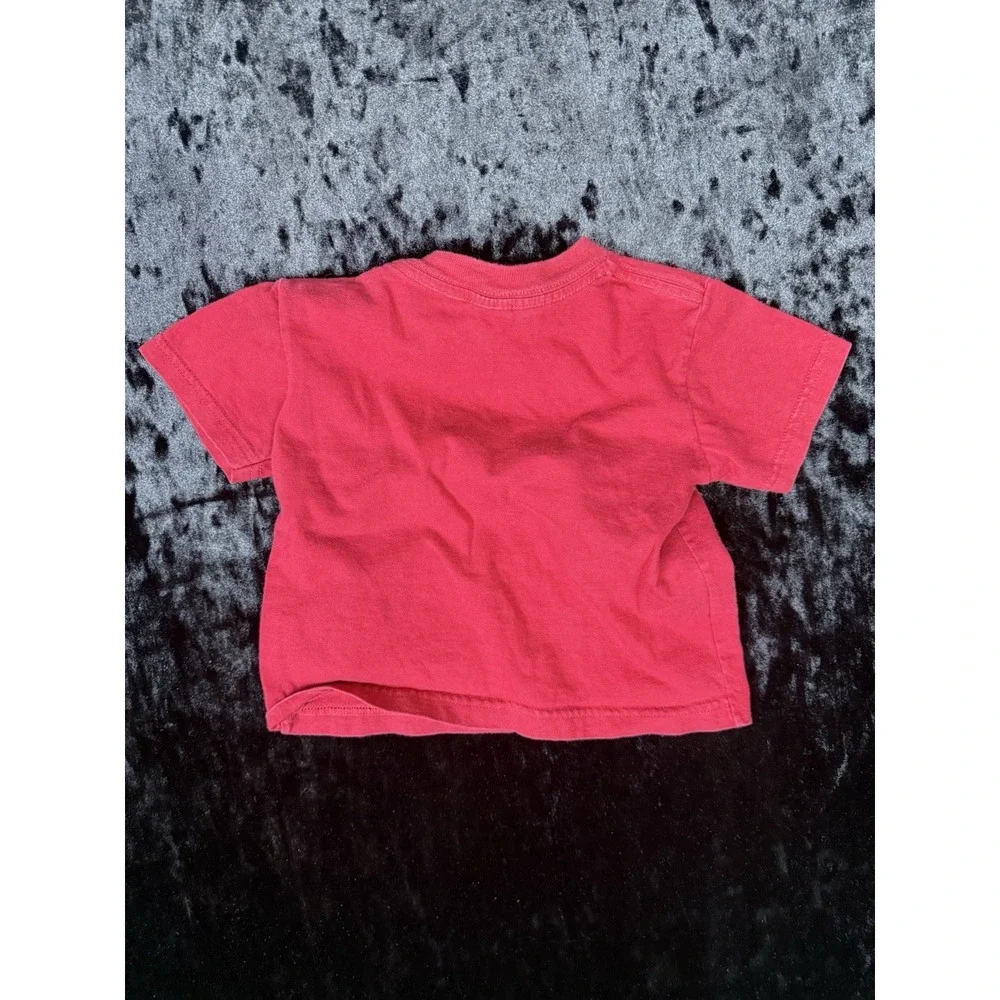 Polo Ralph Lauren New York Crest Red T-Shirt‎ Size 12-16 Months EUC